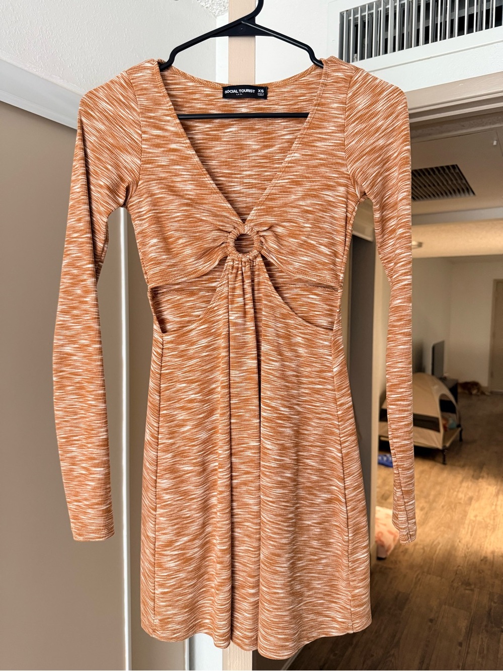 Social Tourist Clay Long-Sleeve Dress